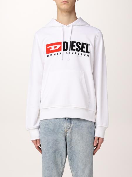 Diesel: Sweatshirt s-ginn-hood-div Diesel with logo