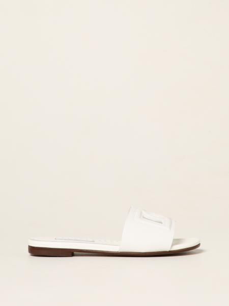 Dolce & Gabbana slide sandals in leather