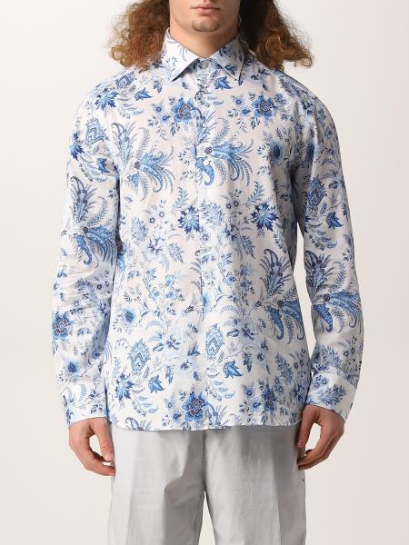 Camicia Etro in cotone con stampa paisley