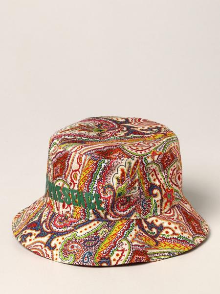 ETRO: Cappello da pescatore con stampa - Arancione | Cappello Etro  1T9355106 GIGLIO.COM