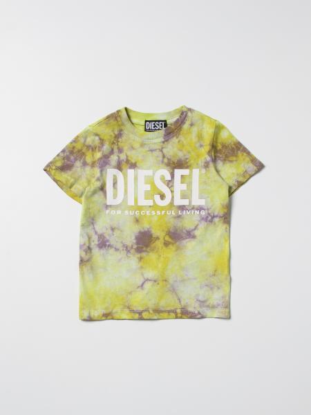 Diesel: T-shirt Diesel in cotone con stampa tie dye