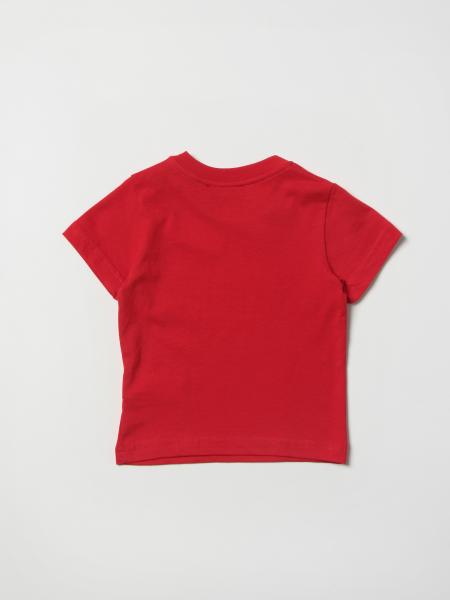 Diesel Outlet: cotton t-shirt with logo - Red | Diesel t-shirt ...