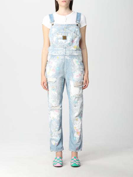 WASHINGTON DEE-CEE, Salopette Jeans Blu Donna