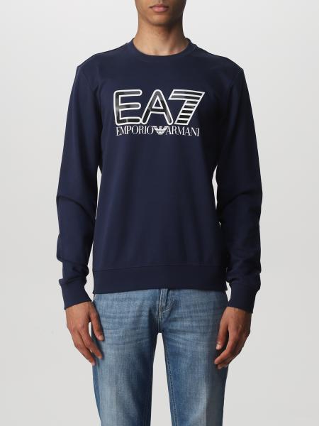 Ea7 men: Basic Ea7 sweatshirt with printed logo
