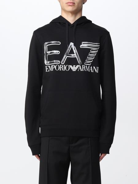 Ea7 men: Basic Ea7 cotton sweatshirt