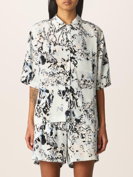 McQ Striae shirt with abstract print