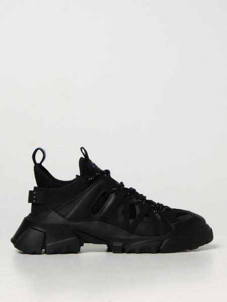 McQ Orbyt Descender 2.0 leather and mesh sneakers