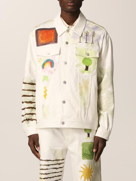 McQ men's clothing: McQ Icon Grow Up jacket with watercolor prints