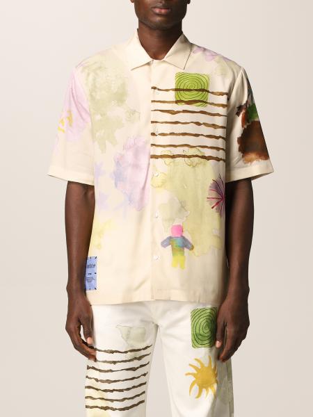 McQ men's clothing: McQ Icon Grow Up shirt with watercolor prints