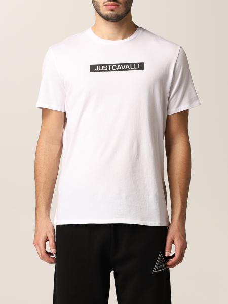 Just Cavalli men: Just Cavalli cotton t-shirt with logo