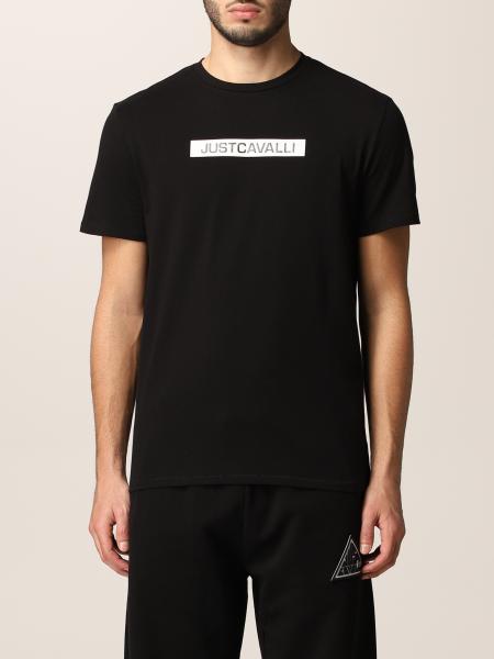 Just Cavalli men's clothing: Just Cavalli cotton t-shirt with logo