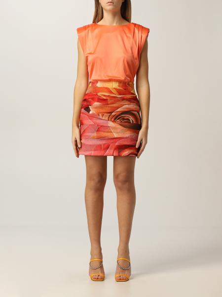 Just Cavalli: Just Cavalli mini dress with rose print