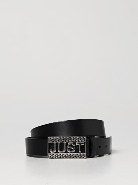 Just Cavalli belt in smooth leather