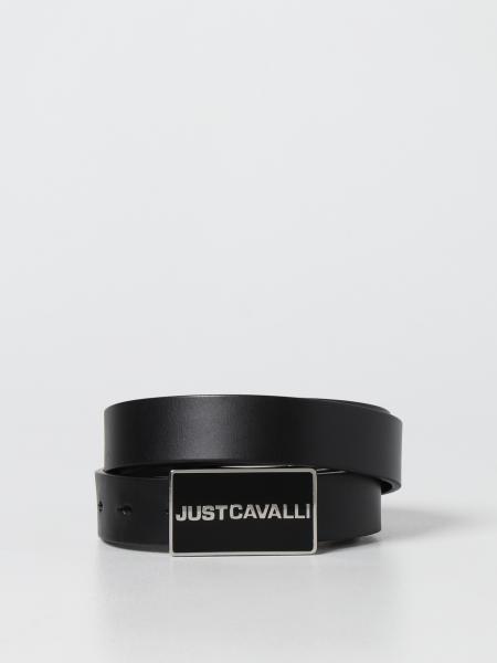 Just Cavalli: Just Cavalli belt in smooth leather