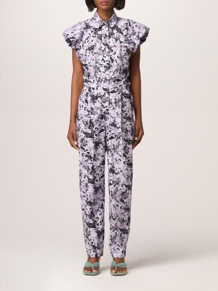 Remain: Remain long jumpsuit in cotton with print