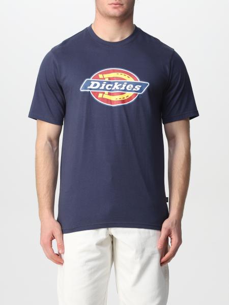 DICKIES: t-shirt for man - Blue | Dickies t-shirt DK0A4XC9NV01 online ...