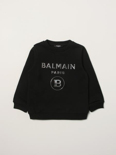 Felpa Balmain in cotone con logo