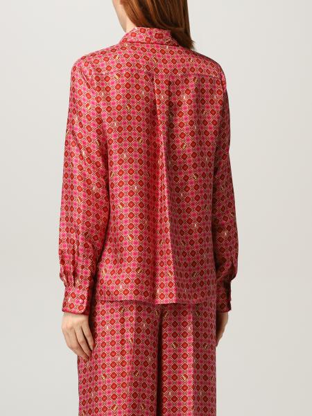 MAX MARA: Vampata silk patterned shirt | Shirt Max Mara Women 
