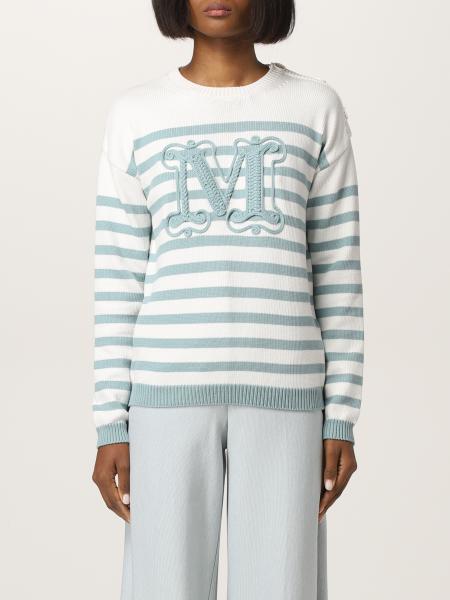 Max Mara cotton blend striped sweater