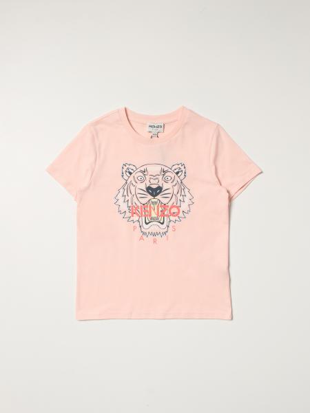 Kenzo girls' clothing: Kenzo Junior cotton t-shirt with logo