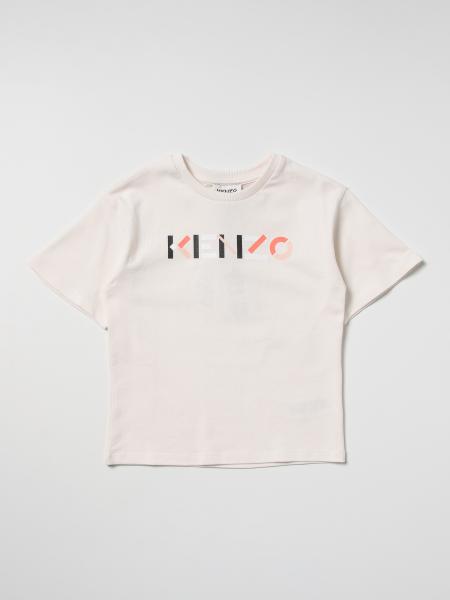 Kenzo Junior cotton t-shirt with logo