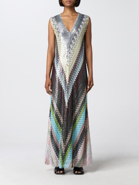 Missoni: Missoni multicolor knit dress