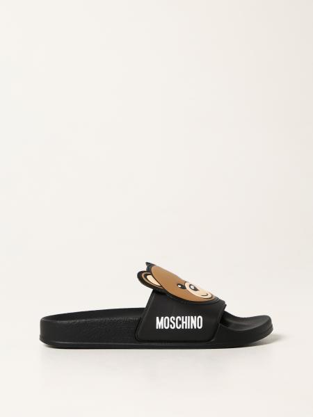 MOSCHINO TEEN: shoes for boys - Black | Moschino Teen shoes 70266
