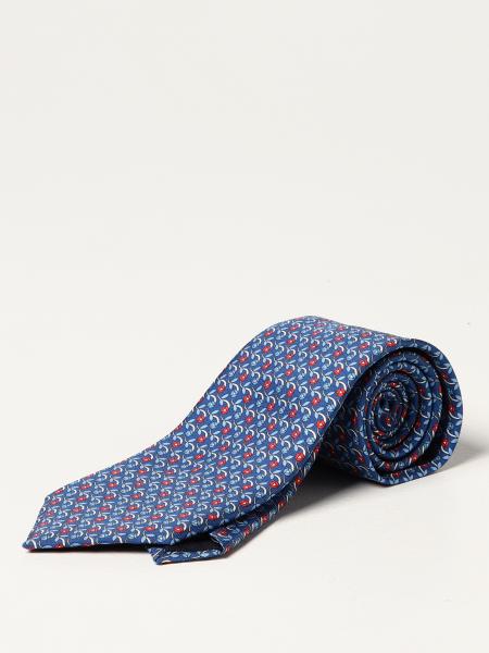 Fiorio silk tie with micro pattern