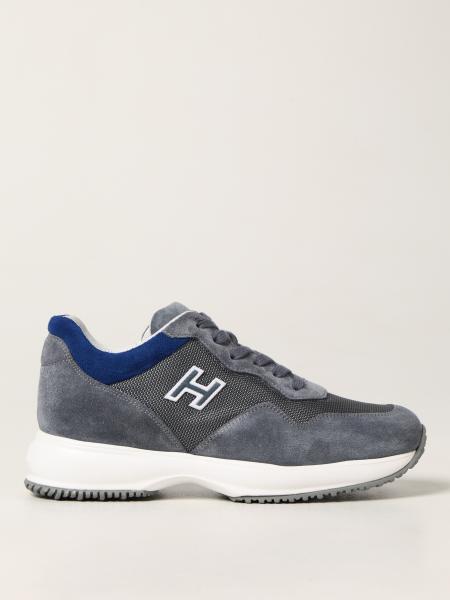 Interactive Hogan trainers in suede and fabric