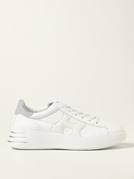 Hogan: Rebel H564 Hogan trainers in leather with wavy H