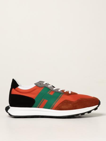 H601 Hogan trainers in fabric and suede