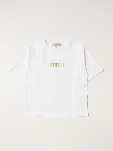Emilio Pucci girls' clothing: Emilio Pucci logo T-shirt