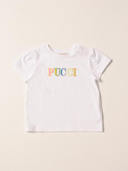 T-shirt Emilio Pucci con logo multicolor