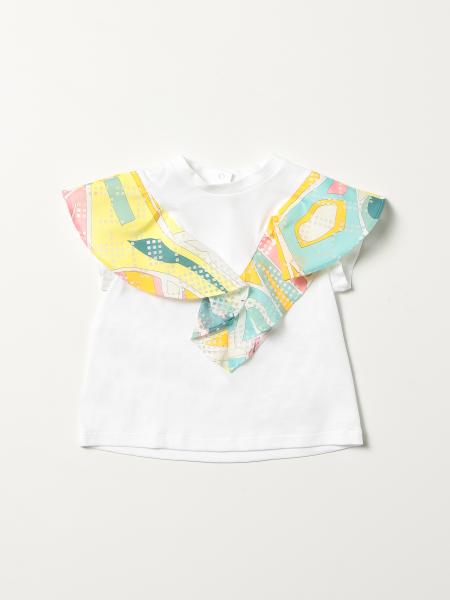 Emilio Pucci t-shirt with patterned rouches