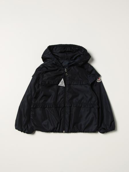 Moncler baby clothing: Moncler Hiti jacket with zipper and rouches