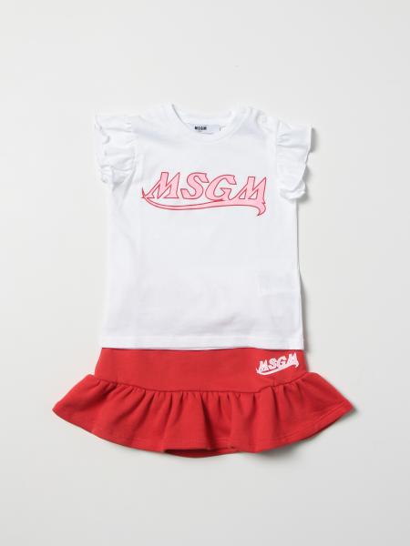 Set t-shirt + gonna Msgm Kids in cotone