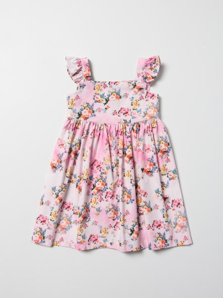 Msgm baby floral patterned dress
