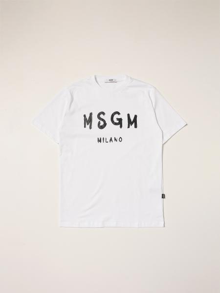 MSGM girls' clothes: Msgm Kids cotton t-shirt with logo