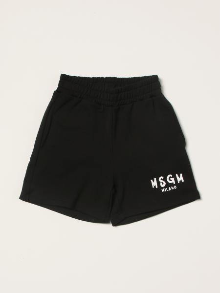 Pantaloncino Msgm Kids in cotone con logo