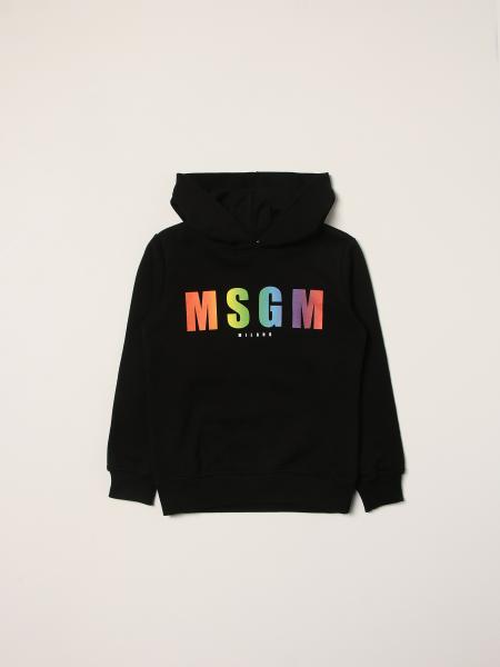 Msgm Kids sweatshirt with multicolor logo