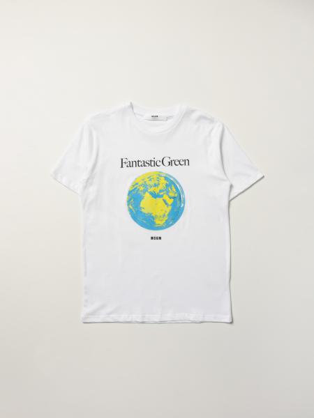Fantastic Green Msgm t-shirt with logo
