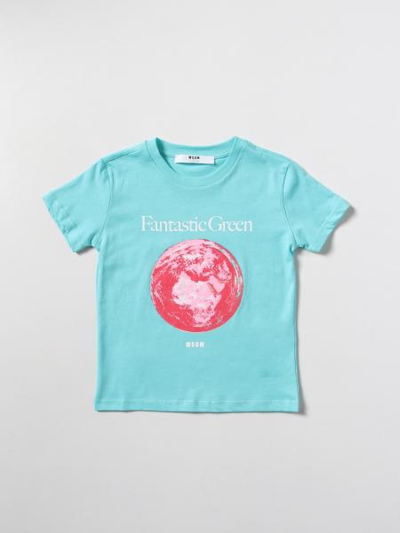 Fantastic Green Msgm t-shirt with logo