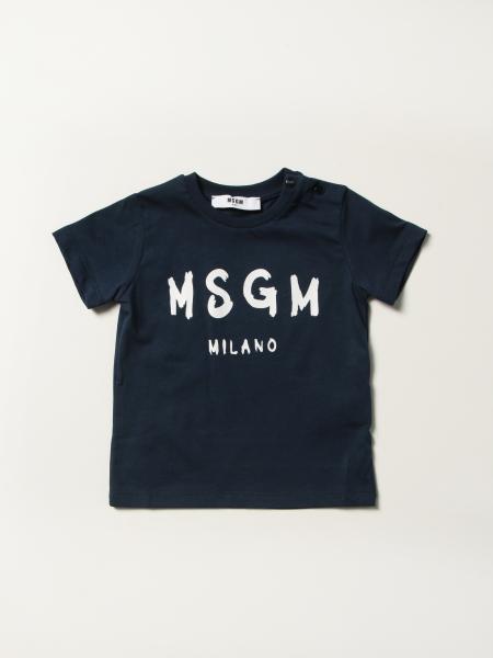 T-shirt Msgm Kids ion cotone con logo