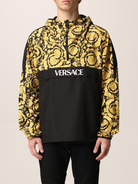 Abbigliamento uomo Versace: Anorak Versace con stampa barocca