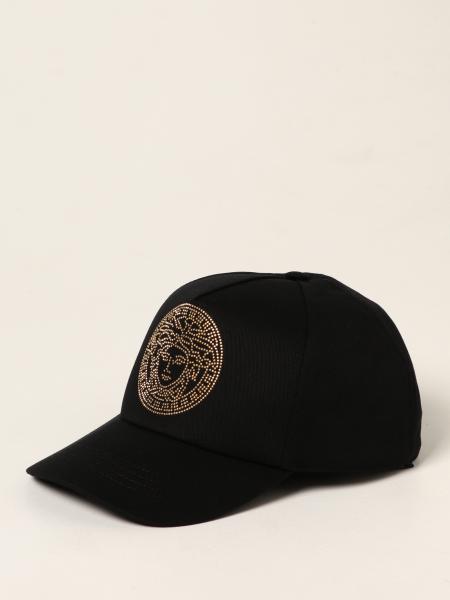 Versace men: Versace cotton baseball hat with Medusa