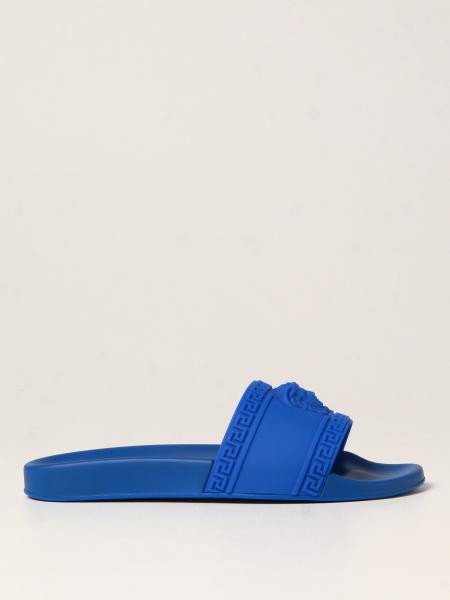 Versace Palazzo rubber sandals with Medusa head