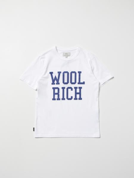 T-shirt Woolrich in cotone con logo