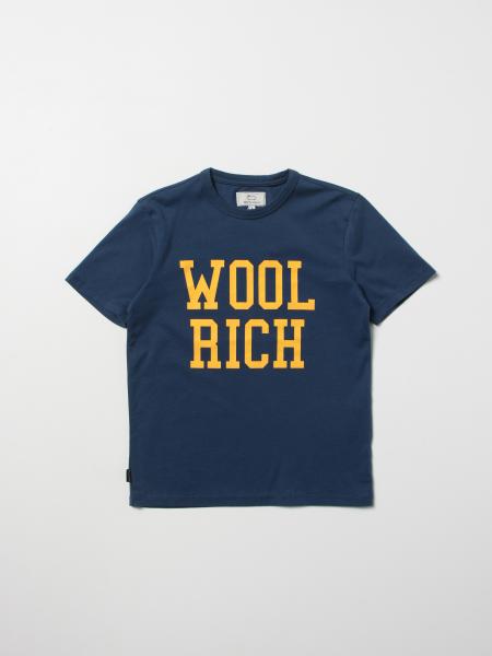 T-shirt Woolrich in cotone con logo
