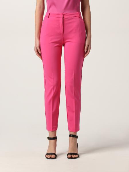Pinko women: Pinko pants in viscose technical fabric