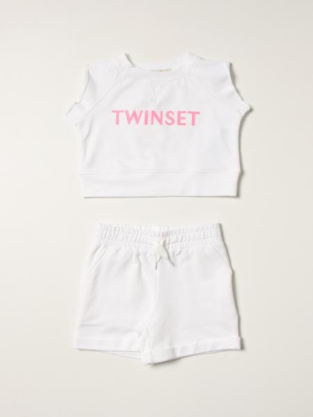 Twinset top + shorts set with logo